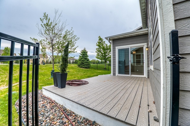 15637 Eddy Creek Way, Apple Valley, MN 55124 - deck featuring a lawn