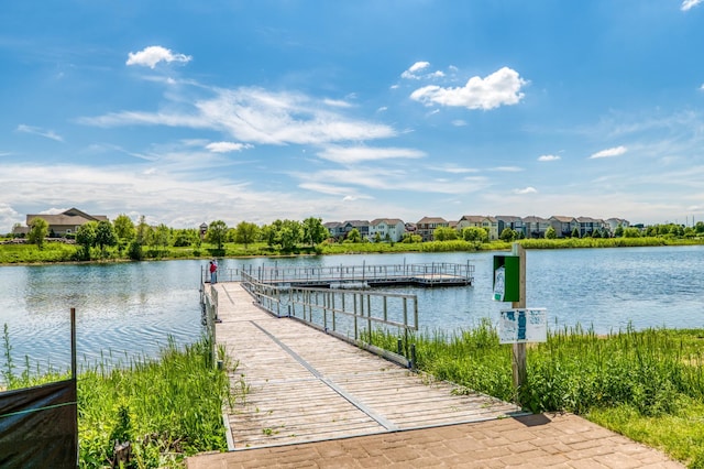 15637 Eddy Creek Way, Apple Valley, MN 55124 - dock area featuring a water view