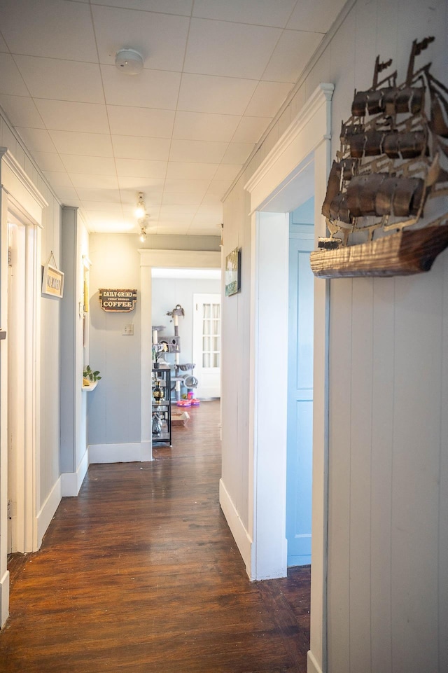 560 7th St, Red Wing, MN 55066 - corridor with wood finished floors and baseboards