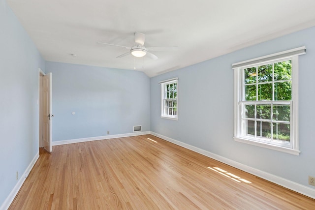 5620 Stevens Ave, Minneapolis, MN 55419 - spare room with light wood-style floors and ceiling fan