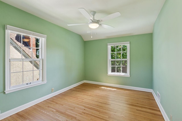 5620 Stevens Ave, Minneapolis, MN 55419 - unfurnished room featuring light wood-style floors and ceiling fan