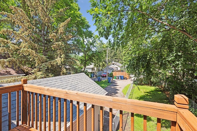 5620 Stevens Ave, Minneapolis, MN 55419 - deck featuring a lawn