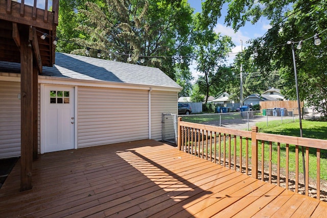 5620 Stevens Ave, Minneapolis, MN 55419 - deck featuring a fenced backyard