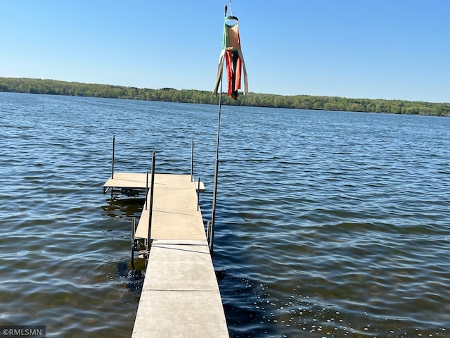 1219 Shore Dr, Luck, WI 54853 - dock with a water view