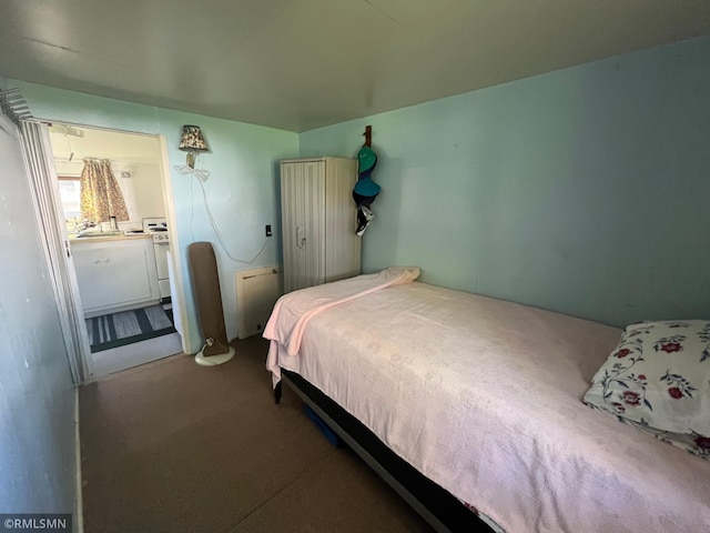 1219 Shore Dr, Luck, WI 54853 - bedroom with carpet