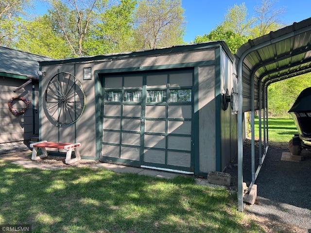 1219 Shore Dr, Luck, WI 54853 - view of garage