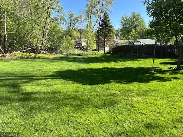1219 Shore Dr, Luck, WI 54853 - view of yard