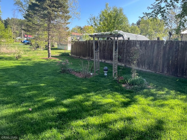 1219 Shore Dr, Luck, WI 54853 - view of yard