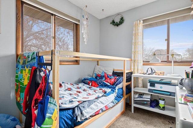 bedroom featuring carpet floors