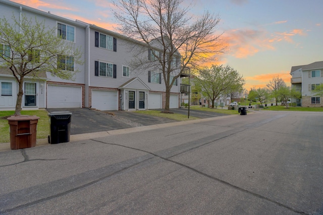 view of street with a residential view