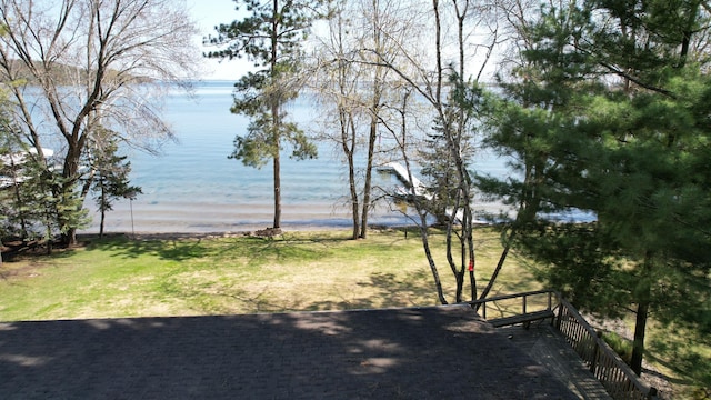 2072 Bluebill Ln SW, Nisswa, MN 56468 - view of yard with a water view