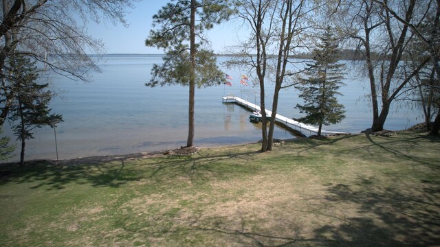 2072 Bluebill Ln SW, Nisswa, MN 56468 - water view with a floating dock