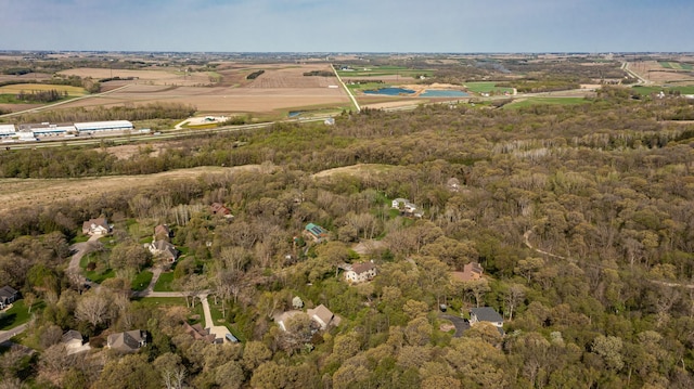 17361 Sugarloaf Pkwy, Minneola Twp, MN 55992 - aerial view of property and surrounding area with a heavily wooded area