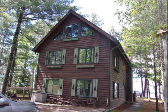 view of back of property