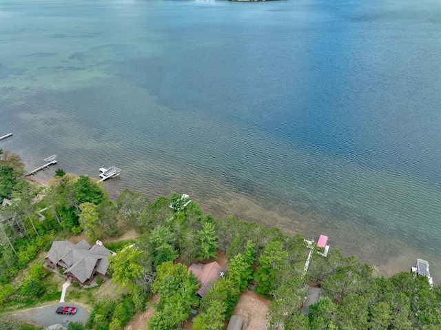 10121 Comstock Rd, Hayward, WI 54843 - aerial view of property and surrounding area featuring a large body of water