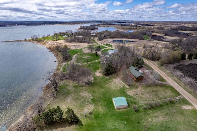 23898 324th Ave, Sverdrup Twp, MN 56586 - drone / aerial view featuring a water view