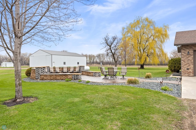 6435 172nd Ave SE, Colfax, ND 58018 - view of yard featuring a patio area