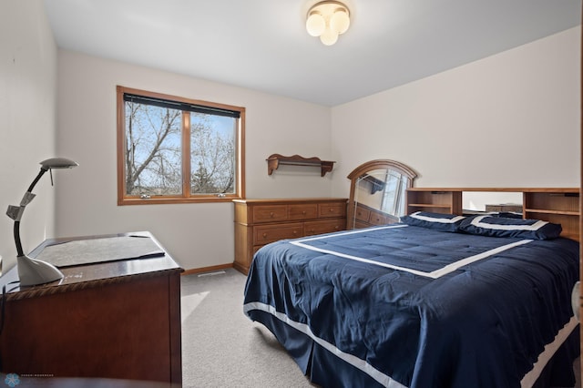 6435 172nd Ave SE, Colfax, ND 58018 - bedroom featuring baseboards, multiple windows, and light carpet