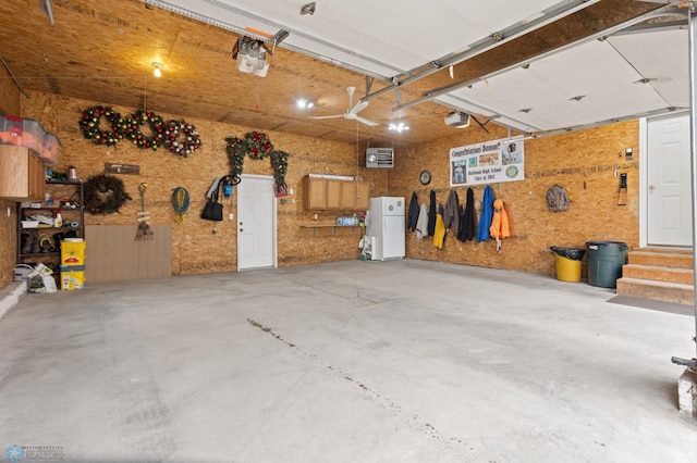 6435 172nd Ave SE, Colfax, ND 58018 - garage featuring freestanding refrigerator
