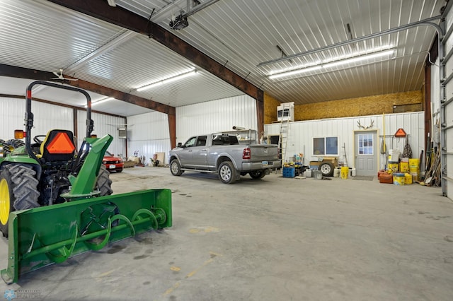 6435 172nd Ave SE, Colfax, ND 58018 - garage featuring metal wall
