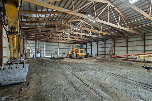 6435 172nd Ave SE, Colfax, ND 58018 - garage featuring metal wall