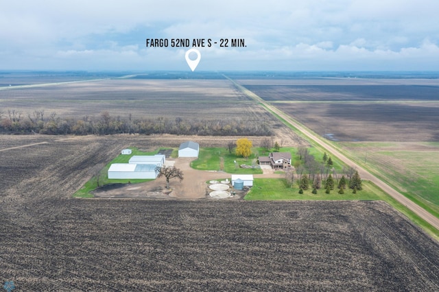 6435 172nd Ave SE, Colfax, ND 58018 - birds eye view of property with a rural view