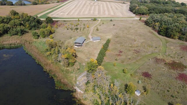 27588 226th St, Underwood, MN 56586 - view of property location with a nearby body of water and rural landscape