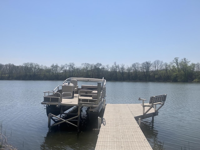 27588 226th St, Underwood, MN 56586 - dock area with a water view and a wooded view