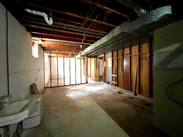 1207 3rd Ave S, Wheaton, MN 56296 - view of unfinished below grade area