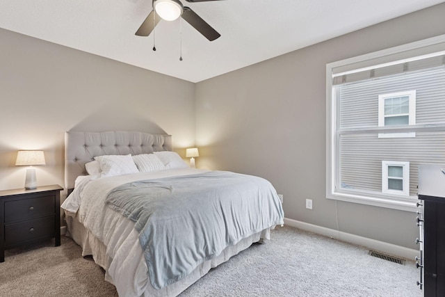 6573 Bridle Path, Corcoran, MN 55340 - carpeted bedroom with baseboards and a ceiling fan