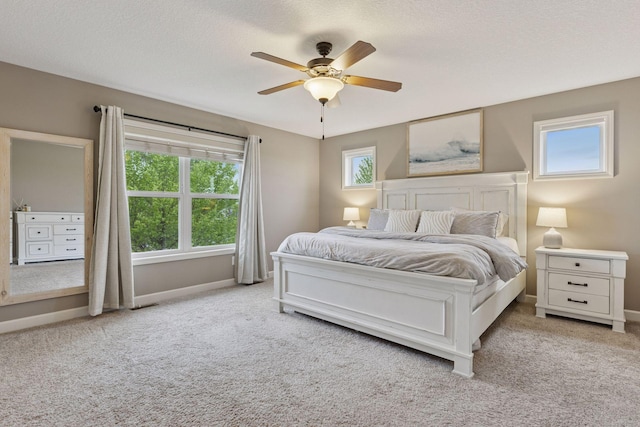 6573 Bridle Path, Corcoran, MN 55340 - carpeted bedroom with baseboards and a ceiling fan