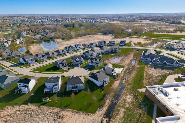 birds eye view of property featuring a residential view