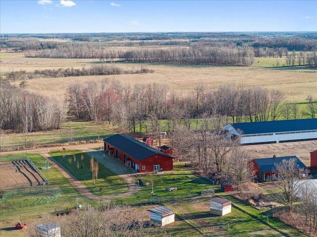 view of rural area