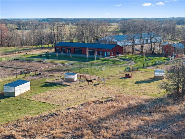 view of rural area with agricultural land