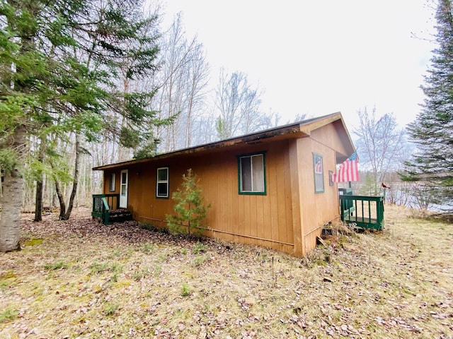 view of property exterior