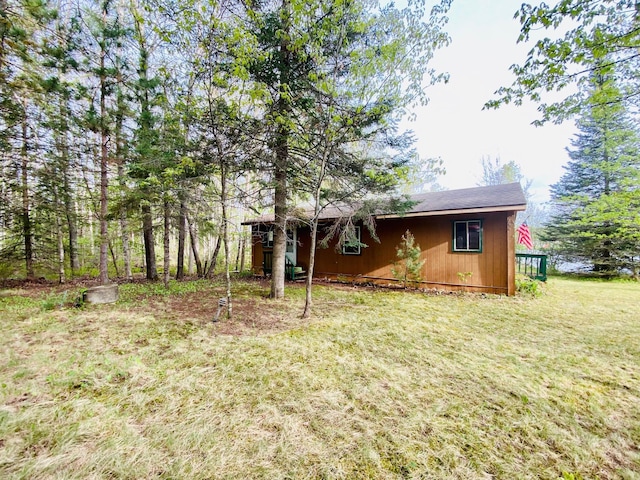9199 County Road Y, Wascott, WI 54838 - back of house featuring a yard