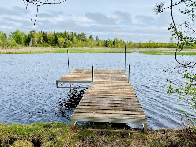 9199 County Road Y, Wascott, WI 54838 - dock featuring a water view