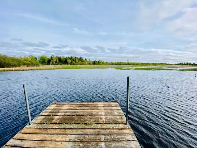 9199 County Road Y, Wascott, WI 54838 - dock featuring a water view