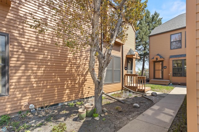 view of side of home