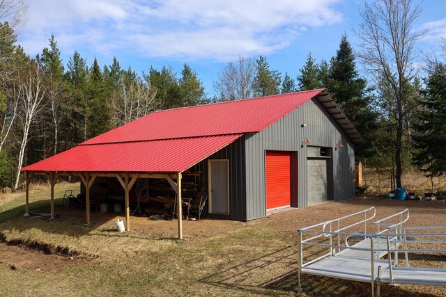 N8690 Island Lake Rd, Casey, WI 54801 - view of horse barn