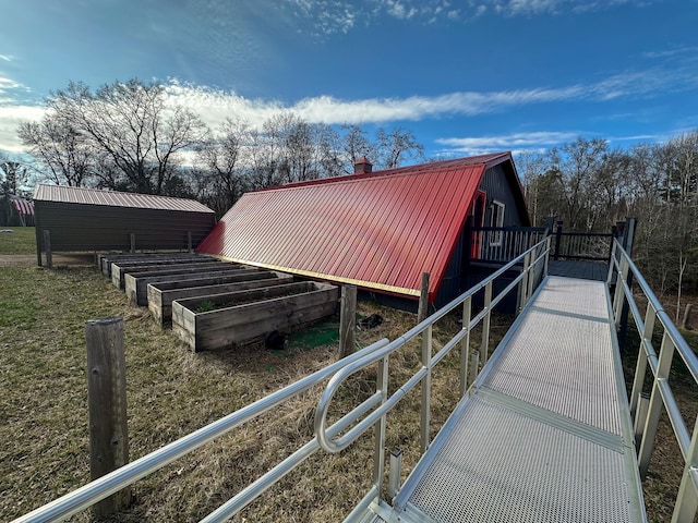 N8690 Island Lake Rd, Casey, WI 54801 - exterior space with a garden
