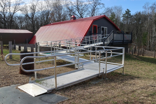 N8690 Island Lake Rd, Casey, WI 54801 - view of horse barn