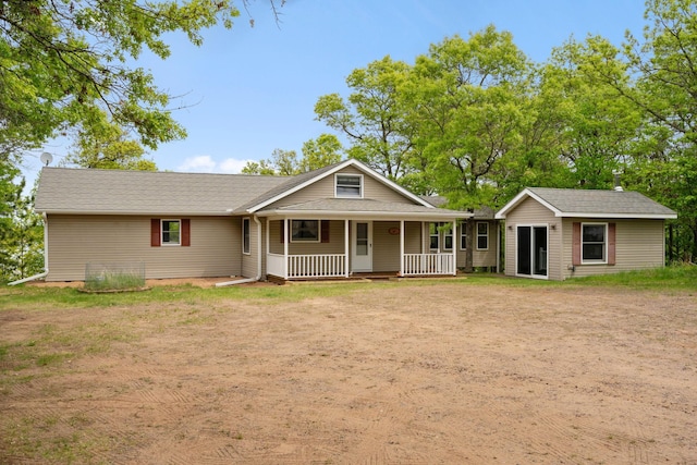 16125 Ball Park Rd, Wascott, WI 54838 - view of front facade with a porch