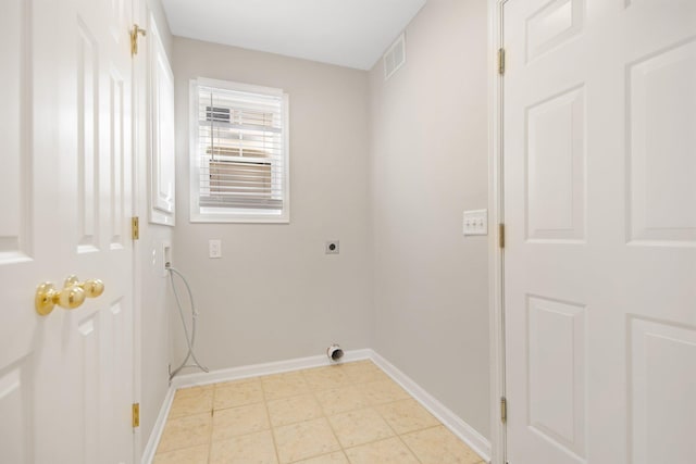 1501 Praha St SE, New Prague, MN 56071 - clothes washing area with baseboards, hookup for an electric dryer, laundry area, and visible vents