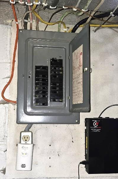 utility room featuring electric panel