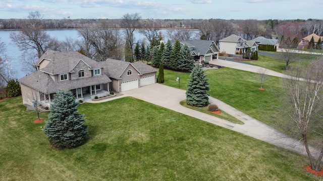 25124 Firefly Ave, Wyoming, MN 55092 - aerial perspective of suburban area featuring a nearby body of water