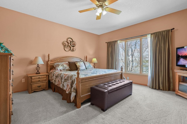 25124 Firefly Ave, Wyoming, MN 55092 - bedroom with carpet floors and ceiling fan
