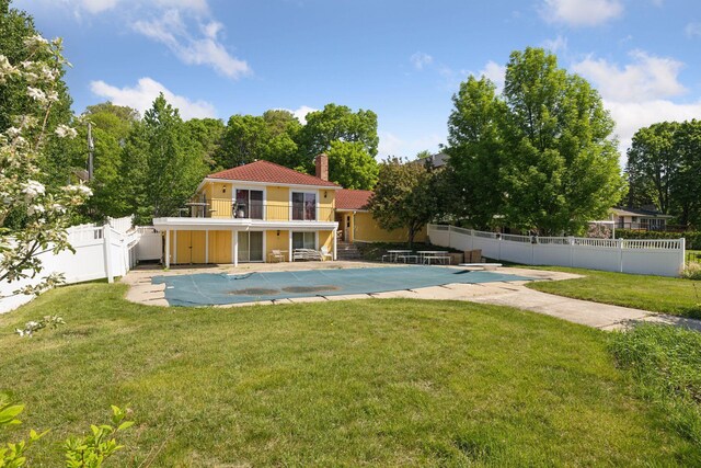 6365 Bay Ridge Rd, Mound, MN 55364 - view of pool with a patio and a diving board