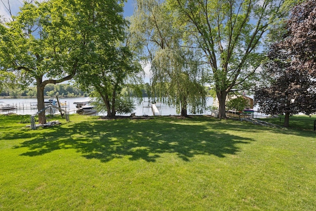 6365 Bay Ridge Rd, Mound, MN 55364 - view of yard featuring a water view