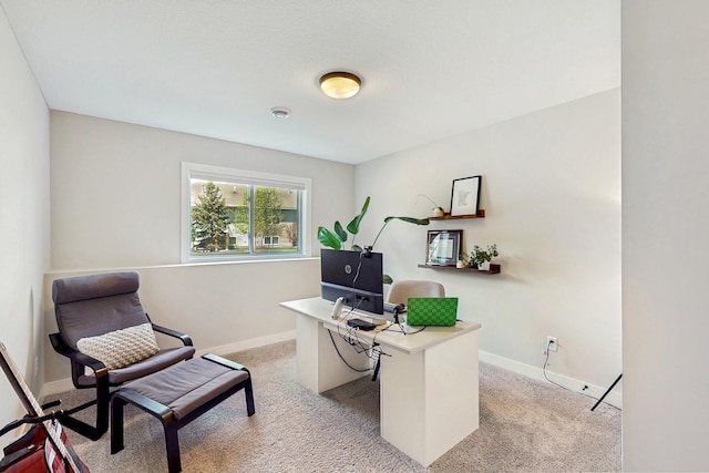10725 Knollwood Ln, Woodbury, MN 55129 - office area with light colored carpet and baseboards